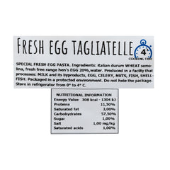 Fresh Egg Tagliatelle 250g