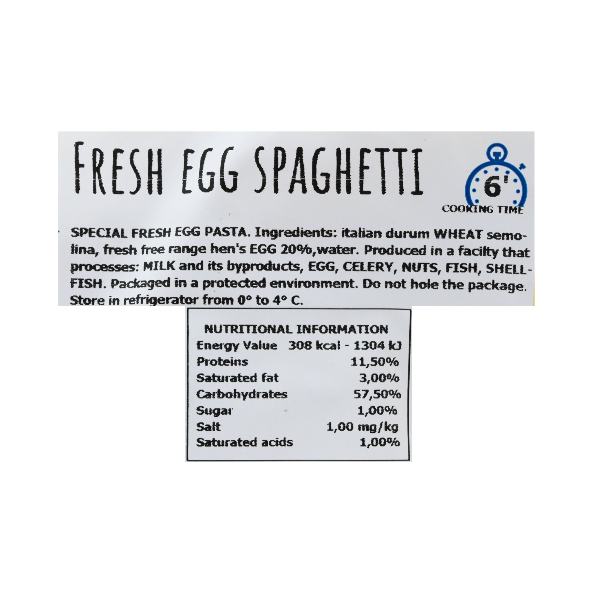 Fresh Egg Spaghetti alla Chitarra 250g