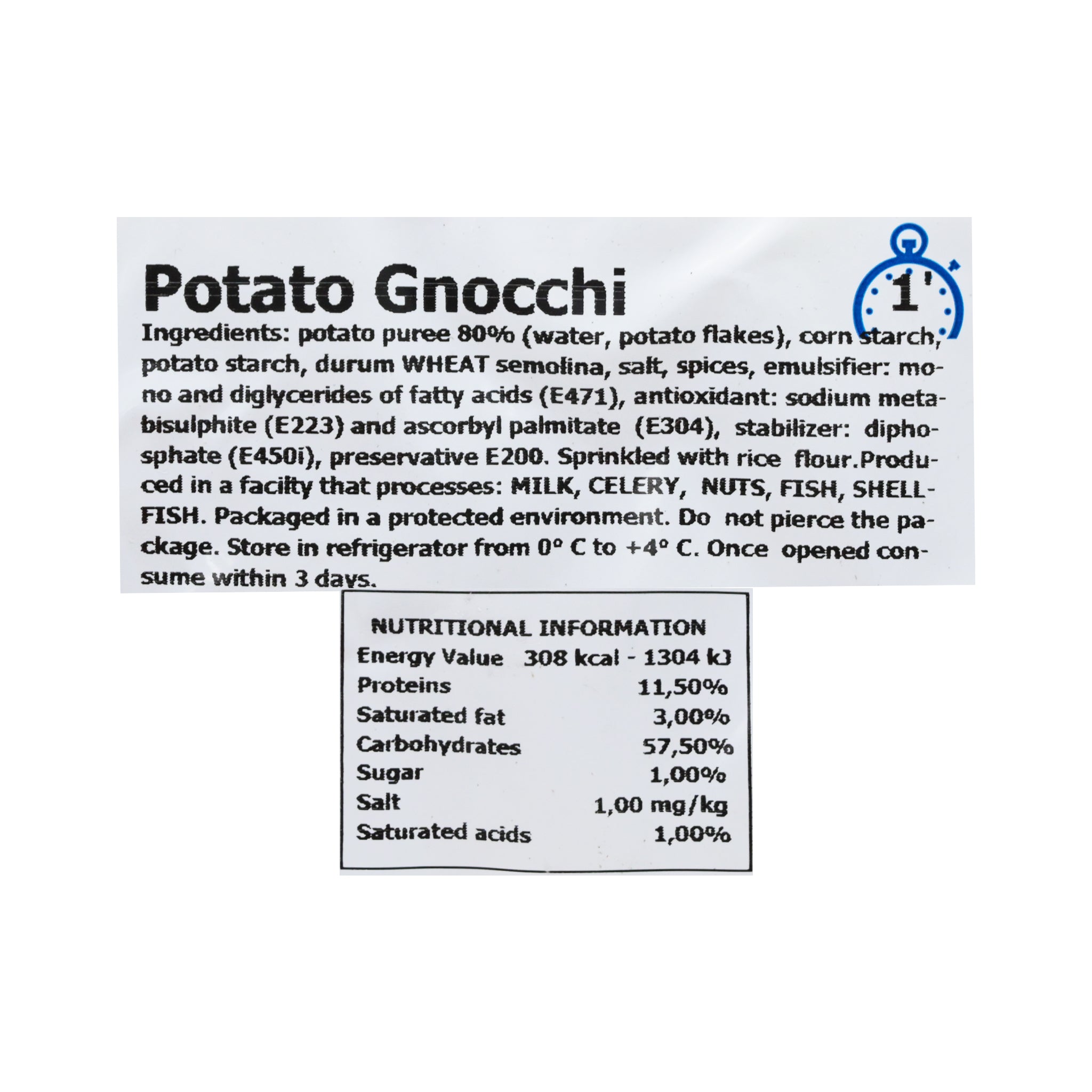 Fresh Potato Gnocchi 500g