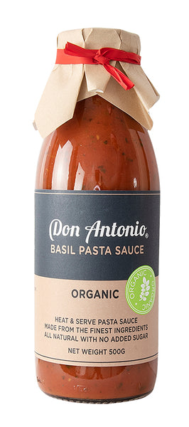 Don Antonio Organic Sugo al Basilico - Organic Basil Sauce 500g