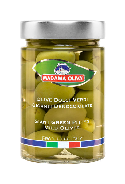 olive olives green pitted denocciolate madama oliva