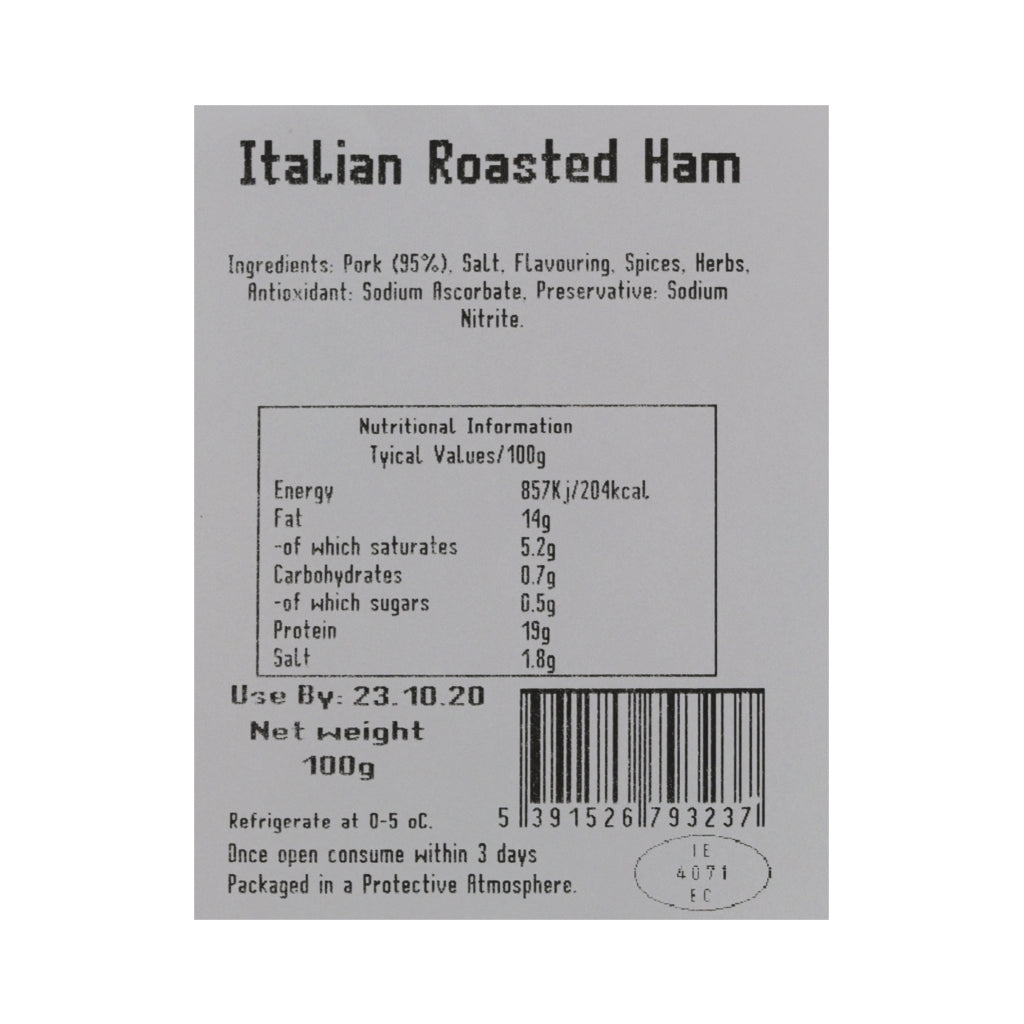 Guastalla Premium Roasted Ham 100g Sliced