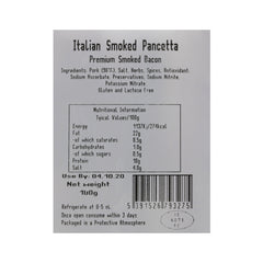 Guastalla Pancetta Smoked 100g Sliced