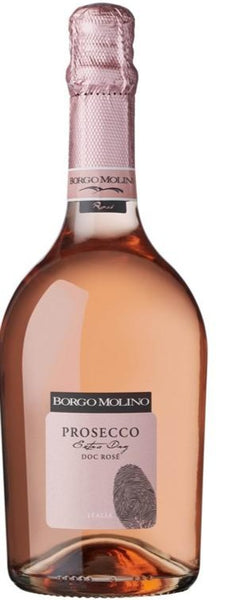 prosecco sparkling frizzante rose blush borgo molino vino wine